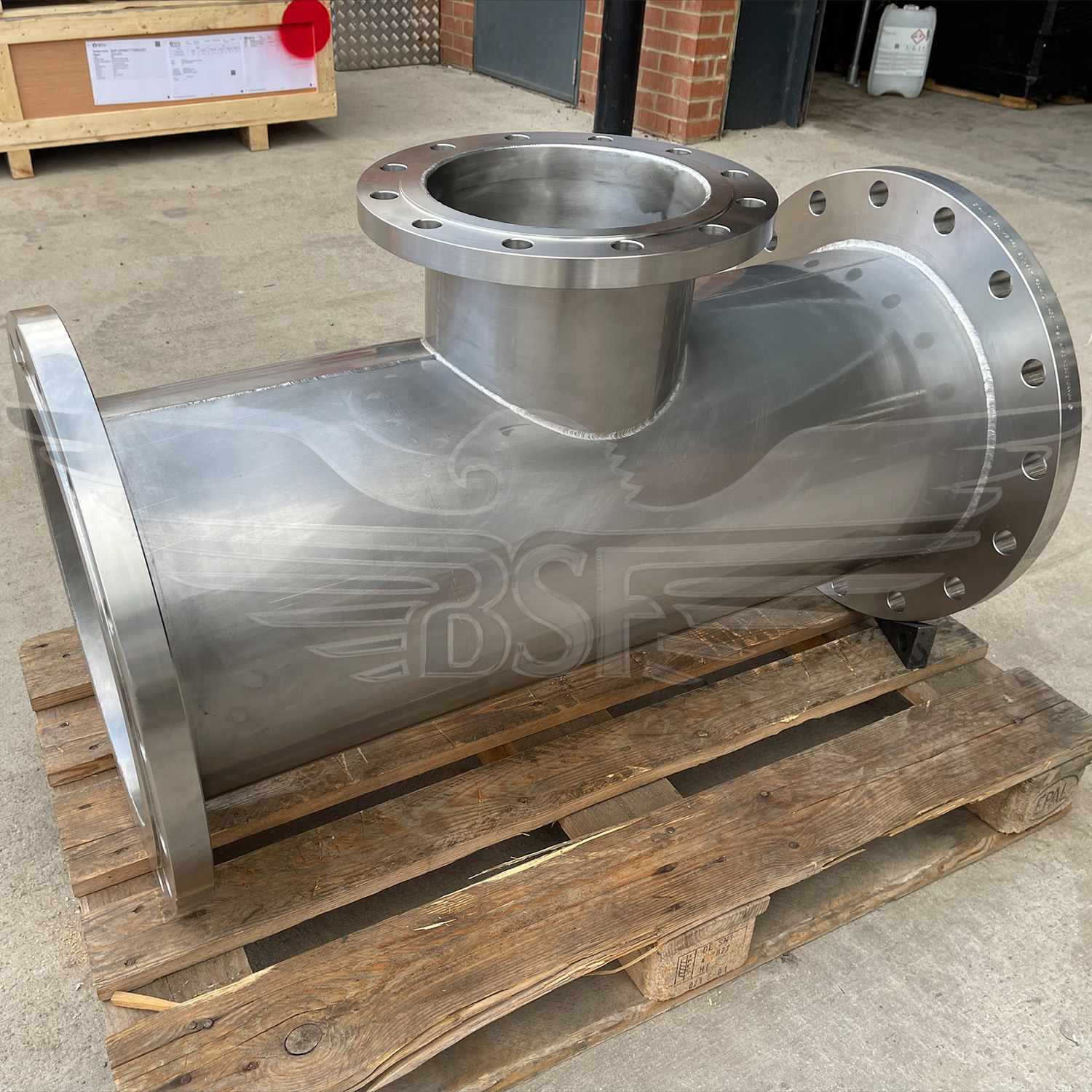 16inch x 10inch Fabricated Tee 2 bsf 16inch x 10inch Fabricated Tee 2 bsf